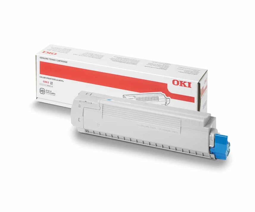 C831 CYAN TONER 44059167 TONER BOX HIGH RES