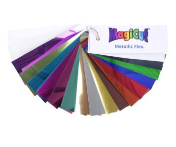 Kleurenwaaier Metallic Flexfolie Open