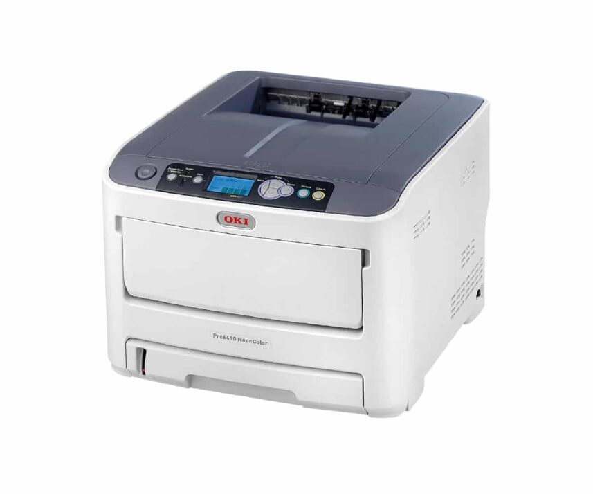 OKI Pro6410Neoncolor Voor Zijkant