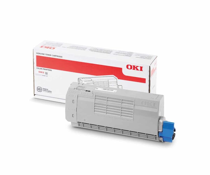 OKI Toner Pro ES 7411WT Wit Doos met Cartridge