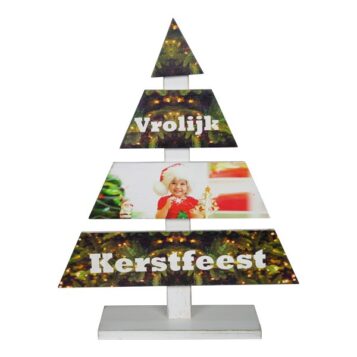 PlanX Houten Kerstboom Vrolijk Kerstfeest