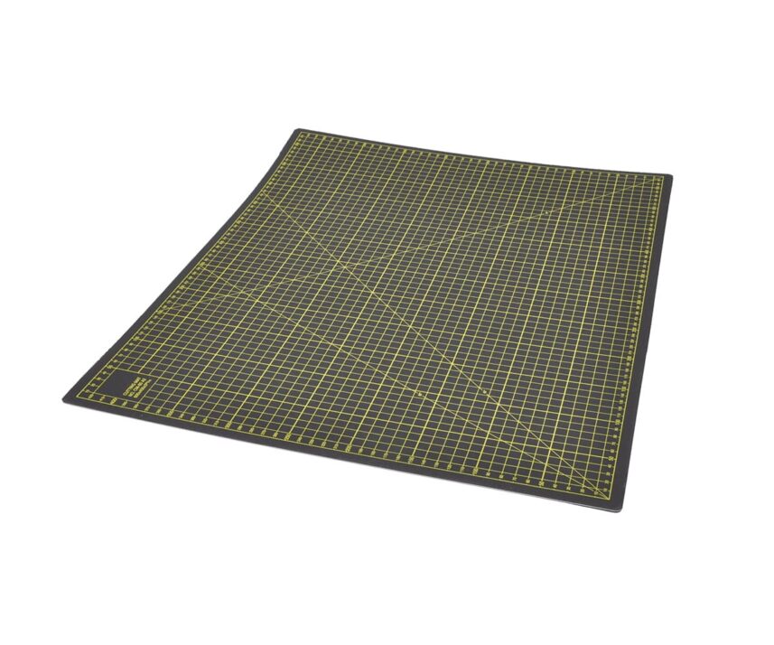 Snijmat Groen Geel 45 x 60 cm Voorkant
