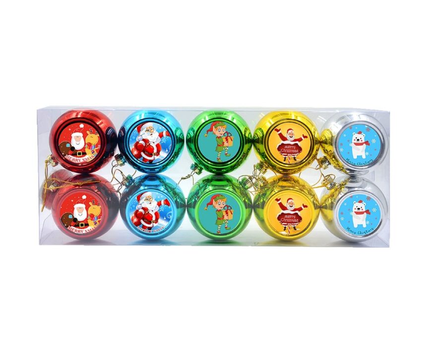 Sublimatie Kerstballen Voorkant Bedrukt