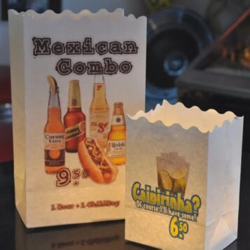 Waxine licht zakjes Mexican combo Caipirinha